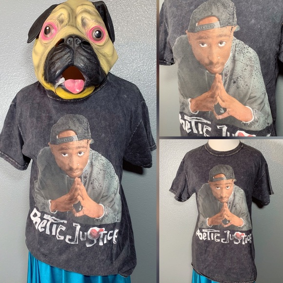 Poetic Justice Tops - Distressed, POETIC JUSTICE, Tupac shirt!!